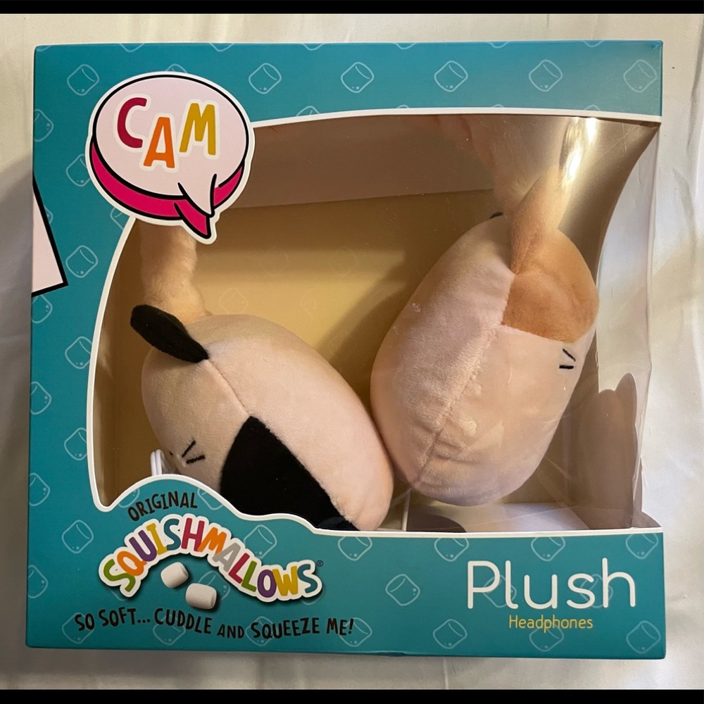 Cam The Cat Squishmallow Headphones NEW